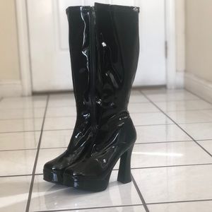 Platform GoGo Knee High High Boots